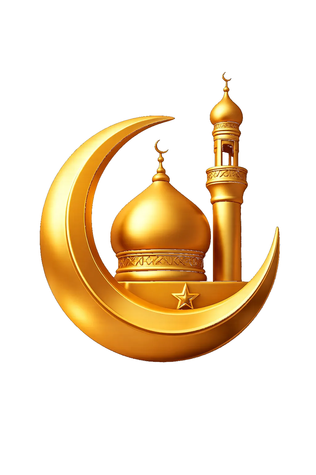Croissant de lune islamique