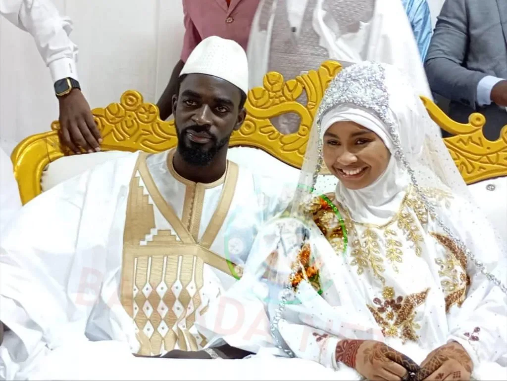 Couple musulman lors de leur mariage